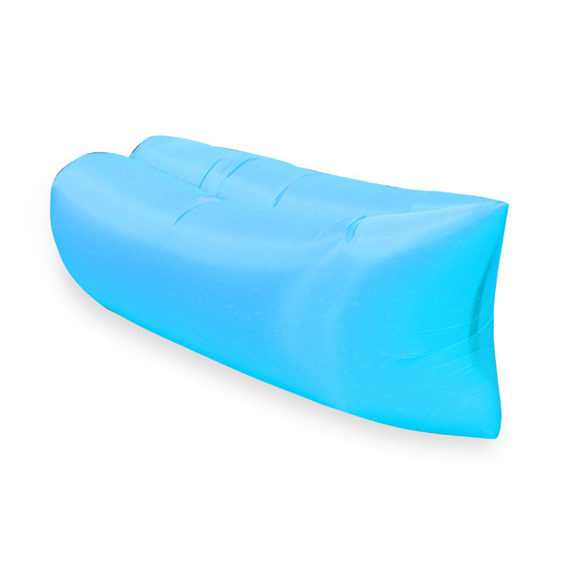 Outdoor lazy inflatable sofa Portable beach air sofa Foldable inflatable camping sofa bed One-person sleeping bag