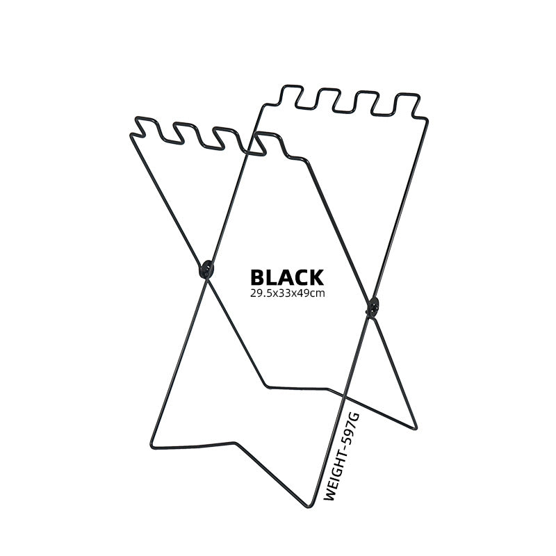 Outdoor Garbage Bag Bracket Sundries Storage Rack Hanger Foldable Portable Storage Bracket