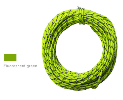 Shine trip 2.5mm Reflective Paracord Tent wind rope multifunctional Bold  fixed  Reflective clothesline Multipurpose  50 Feet