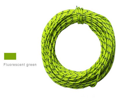 Shine trip 2.5mm Reflective Paracord Tent wind rope multifunctional Bold  fixed  Reflective clothesline Multipurpose  50 Feet