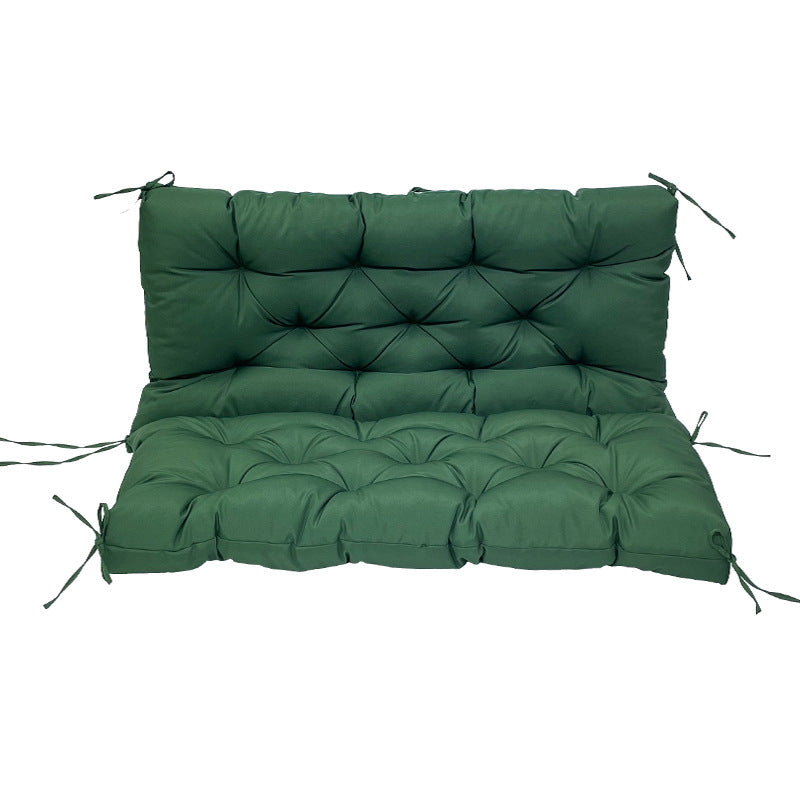 Outdoor 2/3-seater bench/swing cushions: thickened, with backrest, waterproof.