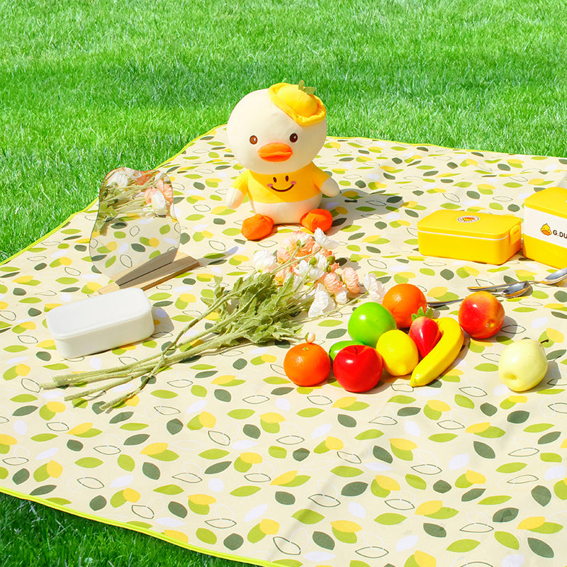 Outdoor Picnic Mat Camping Picnic Moisture Proof Mat Portable Seat Cushion Thickened Waterproof Picnic Cloth Outing Tent Floor Mat