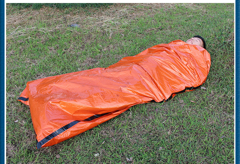 Portable Emergency foil Reusable Waterproof Rescue Space Thermal orange Bag Outdoor Camping Travel Hiking Travel Kits