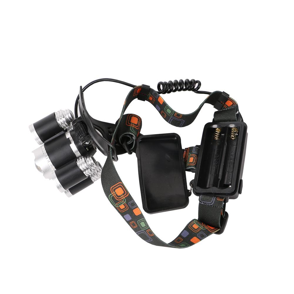 12000Lm XML T6 5 LED Headlight 4 Modes Torch 2x18650 battery+ Car charger