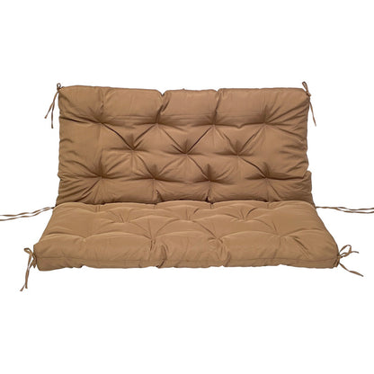 Outdoor 2/3-seater bench/swing cushions: thickened, with backrest, waterproof.