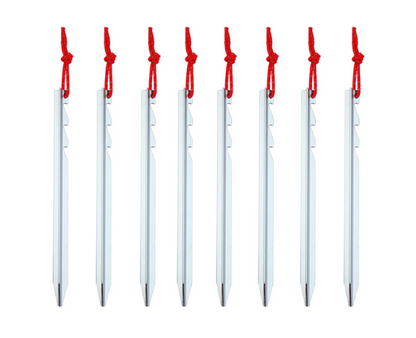 Shinetrip 6pcs/lot adjustable touch point aluminum alloy tent pegs Multi tooth  Super light stake camping tent accessories