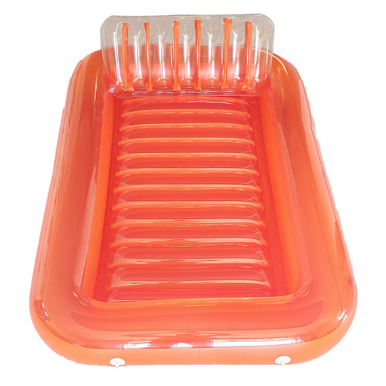 Portable Outdoor Swimming PVC Air Mattress