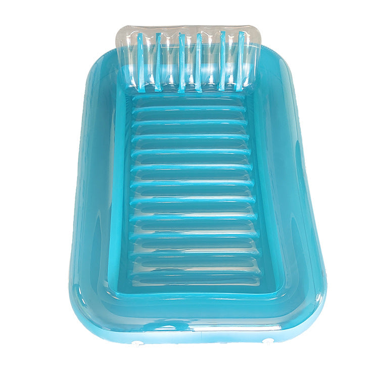 Portable Outdoor Swimming PVC Air Mattress