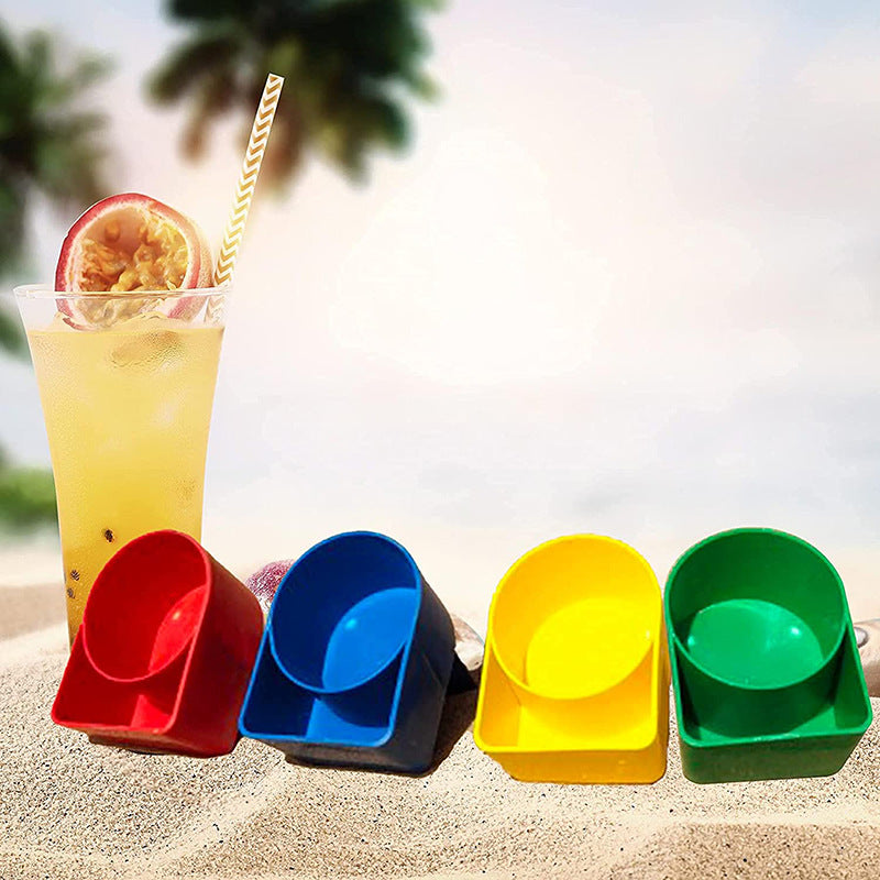 Outdoor Leisure Beach Canopy Plastic Beverage Phone Holder