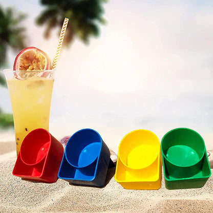 Outdoor Leisure Beach Canopy Plastic Beverage Phone Holder