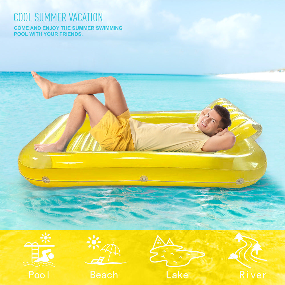 Portable Outdoor Swimming PVC Air Mattress
