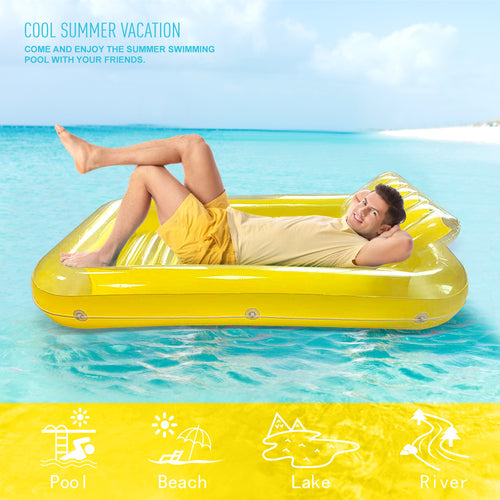 Portable Outdoor Swimming PVC Air Mattress