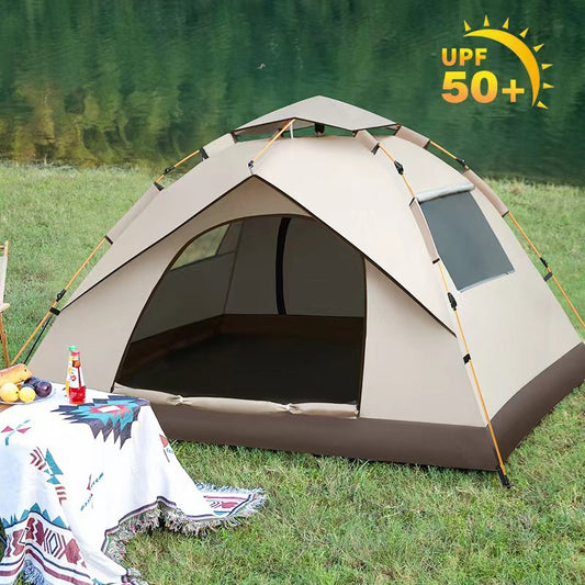 Silver Pastebrushing Sun-proof Portable Foldable Installation-free Outdoor Tent