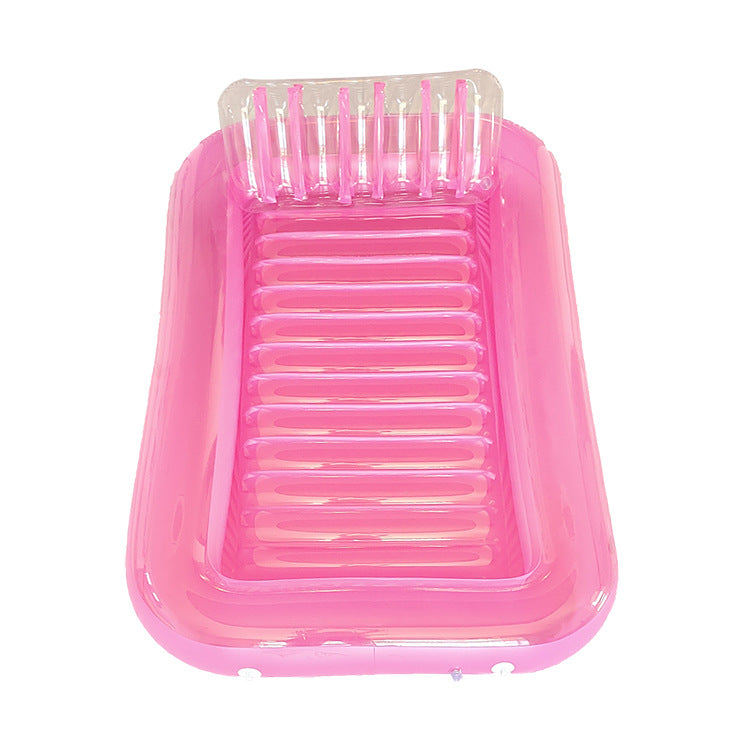 Portable Outdoor Swimming PVC Air Mattress