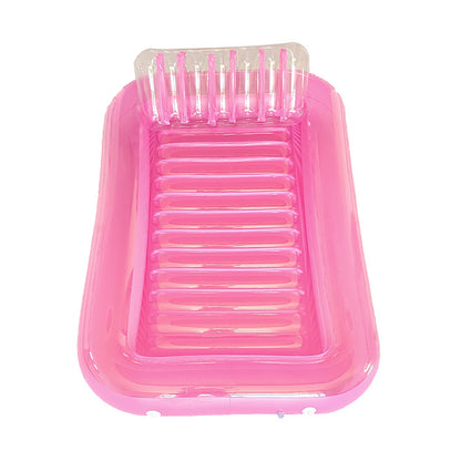 Portable Outdoor Swimming PVC Air Mattress