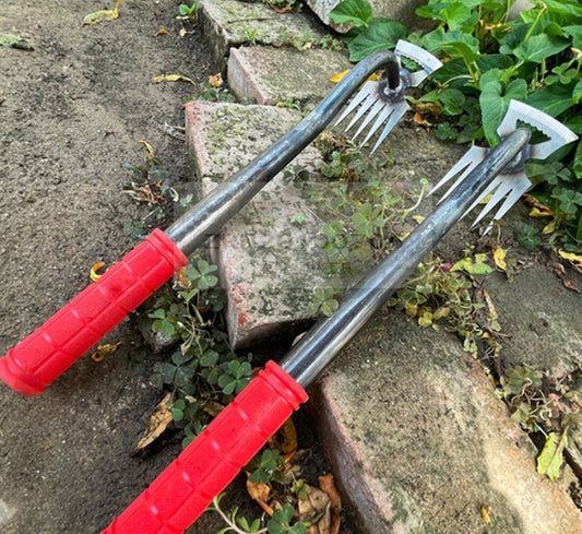 Gardening Flower Hoe Rake Multi-function Hoe Digging Tool For Wild Vegetables Dual-purpose Hoe
