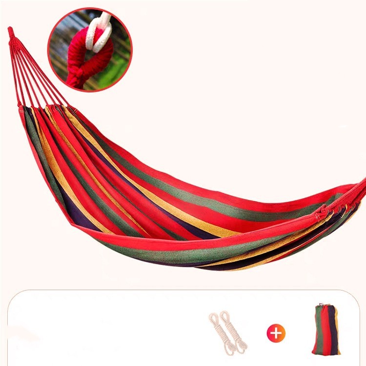 Outdoor Thickened Canvas Leisure Hammock