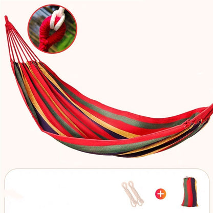 Outdoor Thickened Canvas Leisure Hammock