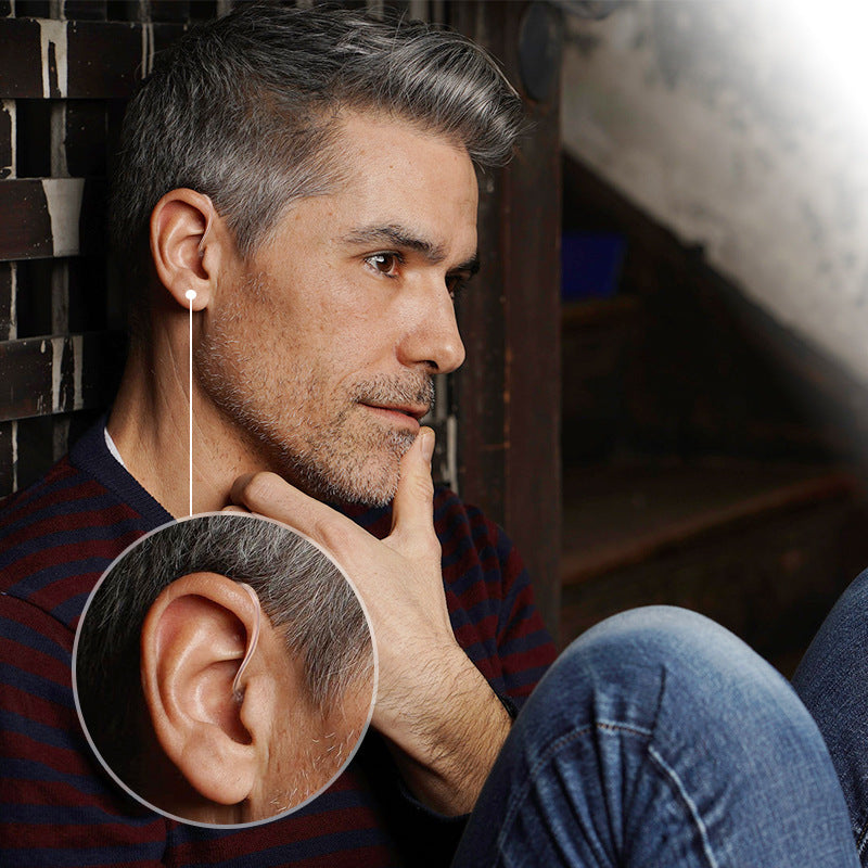 Sound Amplifier 6 Channels Wireless Stealth Ear Back Elderly Young People
