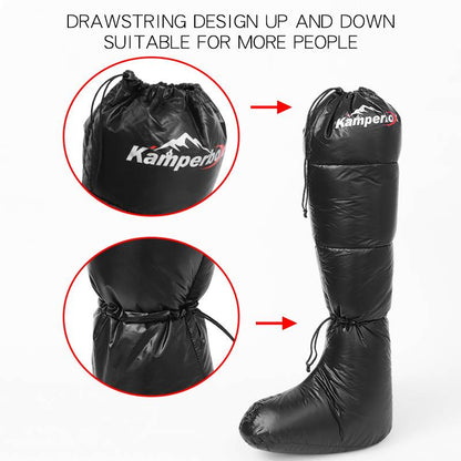 Camping Down Socks Sleeping Bag Socks Kamperbox Sleeping Bag Down Boots