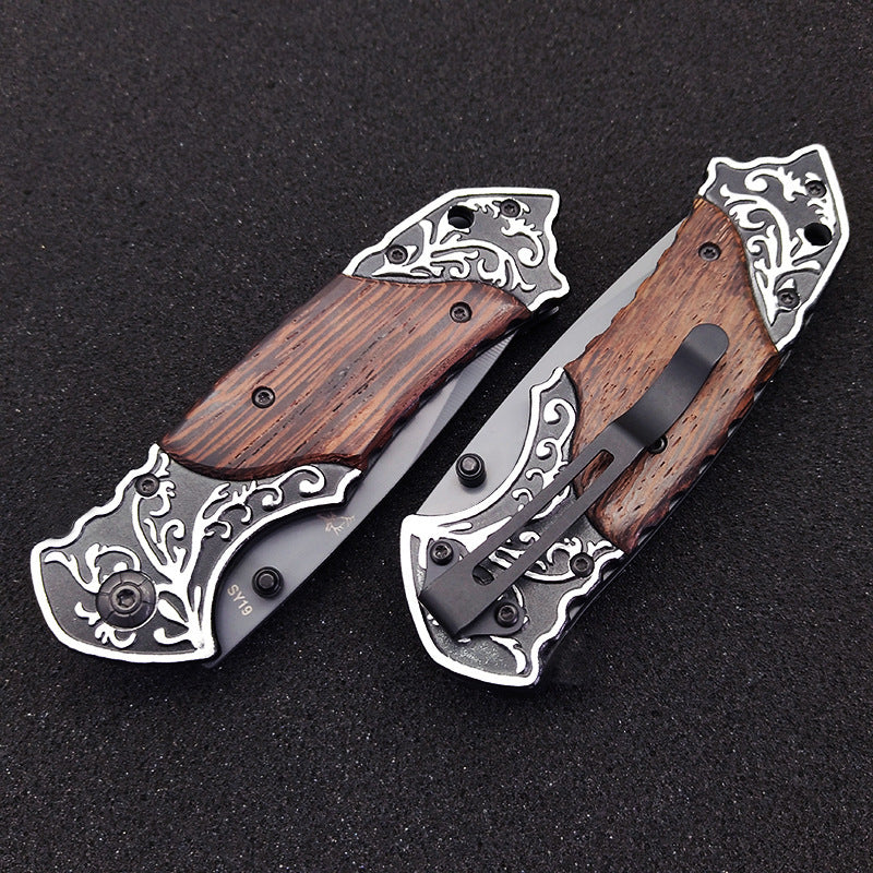 Outdoor Tool High Hardness Self-defense Folding Knife