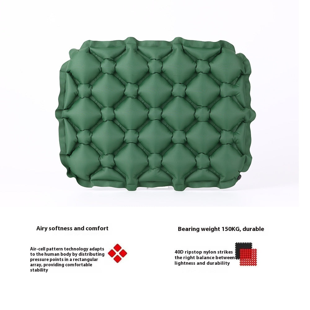 Outdoor Inflatable Camping Waterproof Gasket Lightweight Travel Mattress Office Cushion