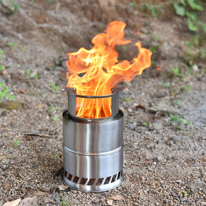 Don't Miss It.The Portable Round Stainless Steel Charcoal Stove Allows You To Easily Create A Mobile Charcoal Fire Feast.
