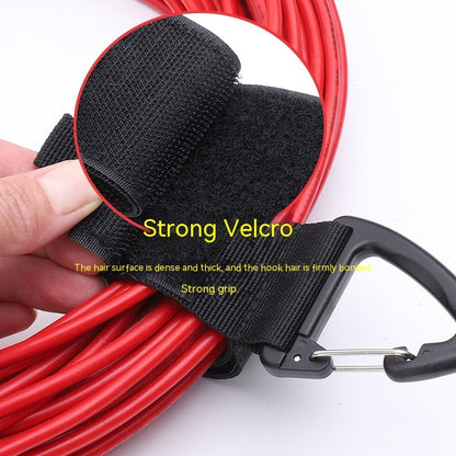 Outdoor Travel Gravity Strap Climbing Button Carabiner Storage Strap Garage Hook