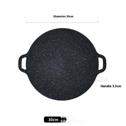 Japanese Medical Stone Barbecue Plate Household Non-stick Smoke-free