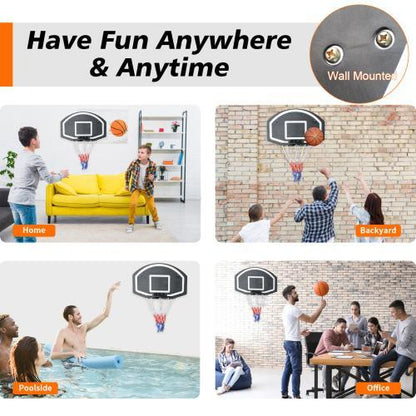 Wall-mounted Basketball Stand, Impact-resistant Backboard, Foldable And Durable