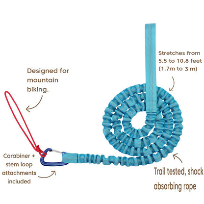 Mountain Bike Portable Parent-Child Rally Bicycle Tow Rope