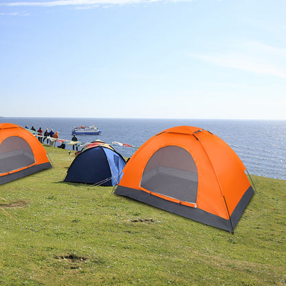 Single-person Single-layer Orange Tent