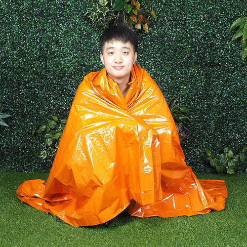 SOS emergency sleeping bag, blanket and tent