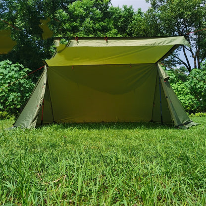 Lightweight Shelter With Snow Skirt Cold Protection In Winter Wild Camping Pyramid Tent