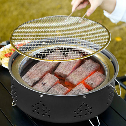 Detachable Split Installation Grill Portable Stainless Steel Campfire Grills For Outdoor Bbq Camping Picnics Lightweight Durable