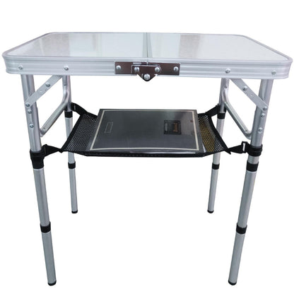 AMZ Small Ruler Camping Table 604060 Two Fold Foldable Camping Picnic With Net