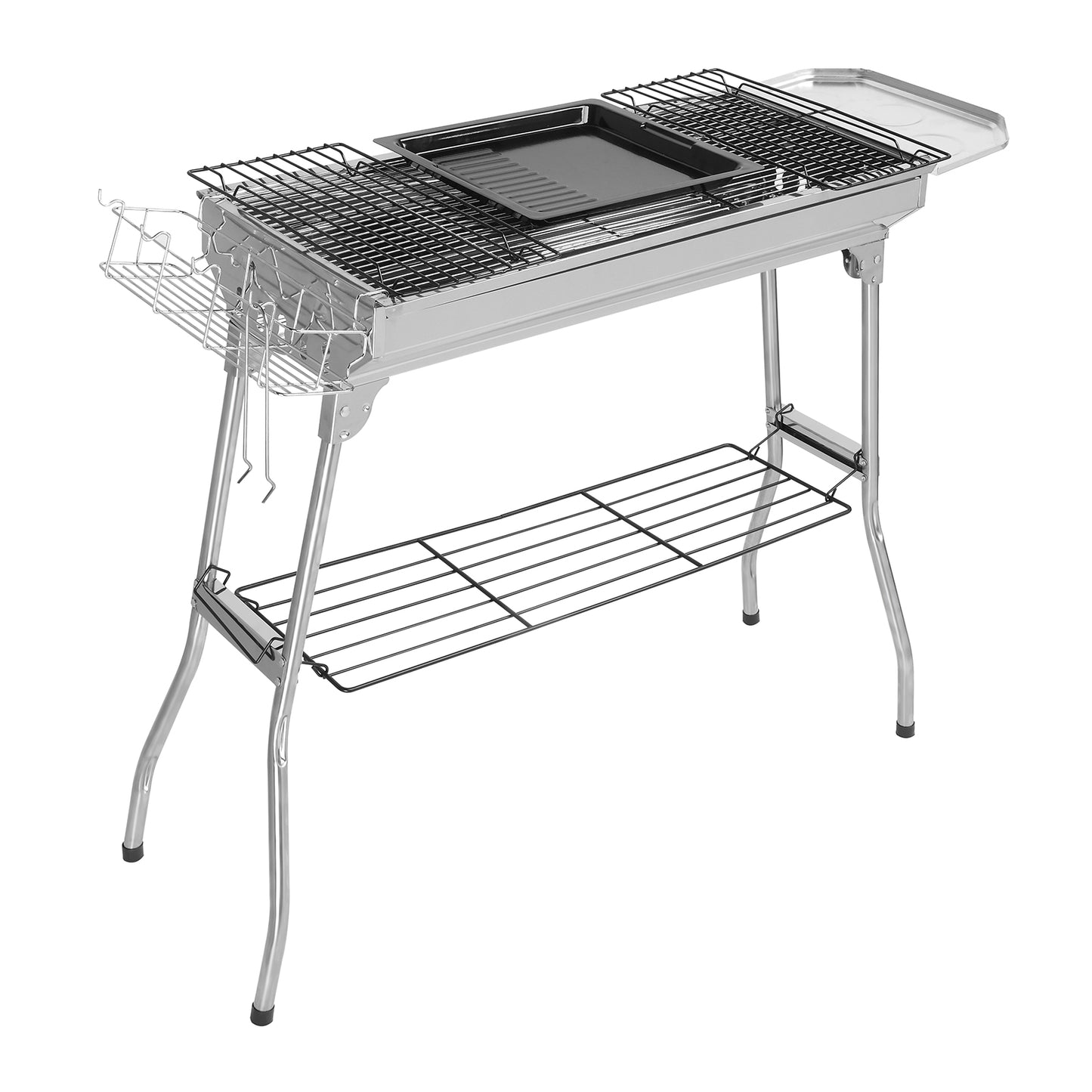 1 0 0x31x71cm Silver Stainless Steel Barbecue