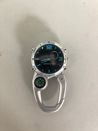 Compass Round Screen Outdoor Mountaineering Buckle Watch Multifunctional