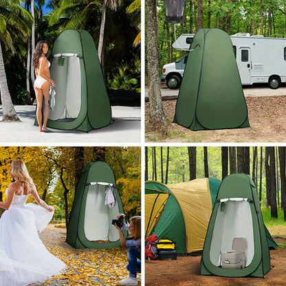2025 Upgraded Pop-up Shower Tent, Outdoor Sun Protection Changing Room Opens In 10 Seconds, Oxford Cloth Rainproof Sun Protection Coating, Camping Toilet,Cycling Changing Clothes,Beach Shade, Storag