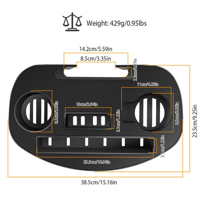 1 Set Cup Holder For  Zero Gravity Chair Clip On Side Tray With Beverage Can Mobile Devices Slots Cup Holder Only No Chair
