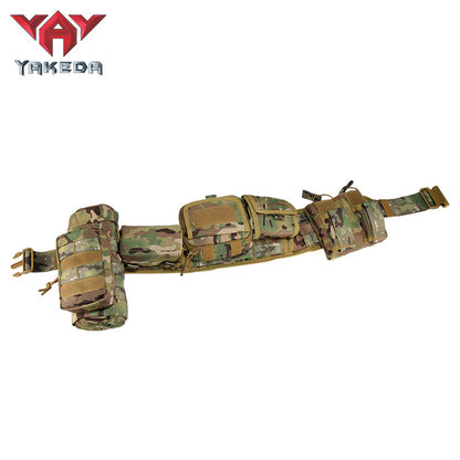 Camouflage Tactical Waist Cover Military Fan Outdoor Multi-functional Molle Belt