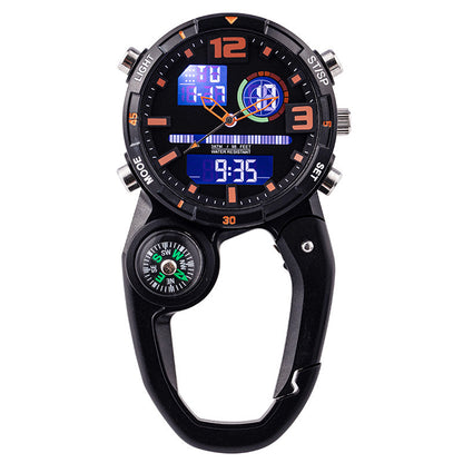 Compass Round Screen Outdoor Mountaineering Buckle Watch Multifunctional