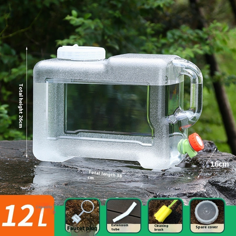 Outdoor Bucket Household Water Breaker Car Camping With Faucet