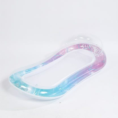1pc Large Swimming Pool Float, Stylish Sequin Design, Essential For Pool Parties And Beach Activities, An Excellent Choice For Summer Gifts