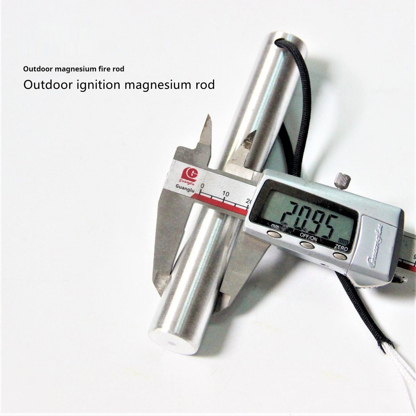 Outdoor Flint Ignition And Combustion Supporting Magnesium Rod