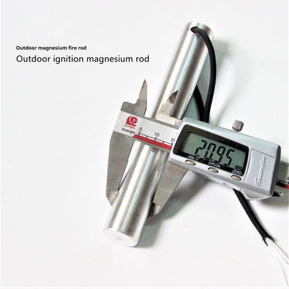 Outdoor Flint Ignition And Combustion Supporting Magnesium Rod