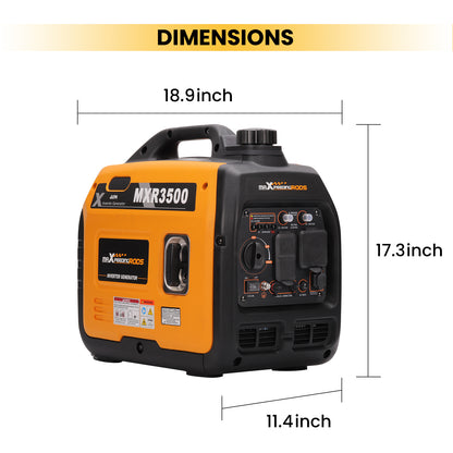 3.5KW Ultra Quiet Compact Portable Suitcase Inverter Generator Lightweight-Prohibited Platform-Amazon-Walmart-Temu