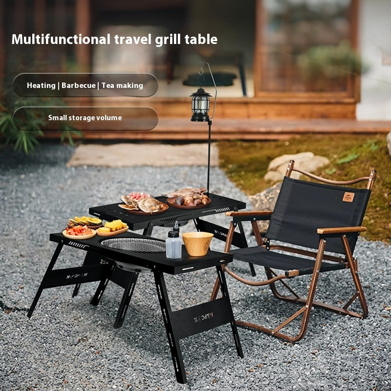 Household Multi-functional Travel Around Cooking Tea Table