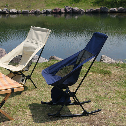 Outdoor Leisure Folding And High Backrest Space Chair