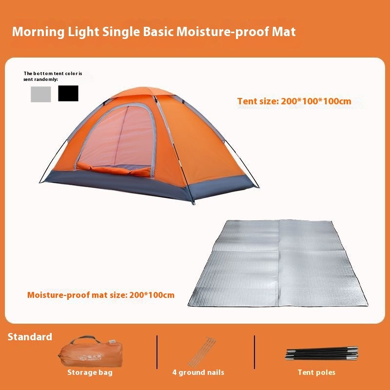 Outdoor Manual Tent Outdoor Camping Single Person Portable Simple Sun Protection Anti Mosquito Park Indoor Beach